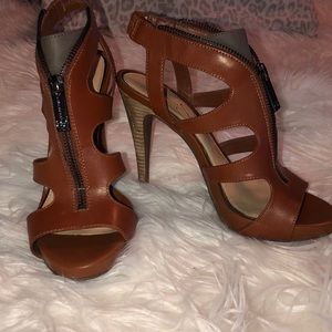 Steve Madden bootie/heel hybrid.